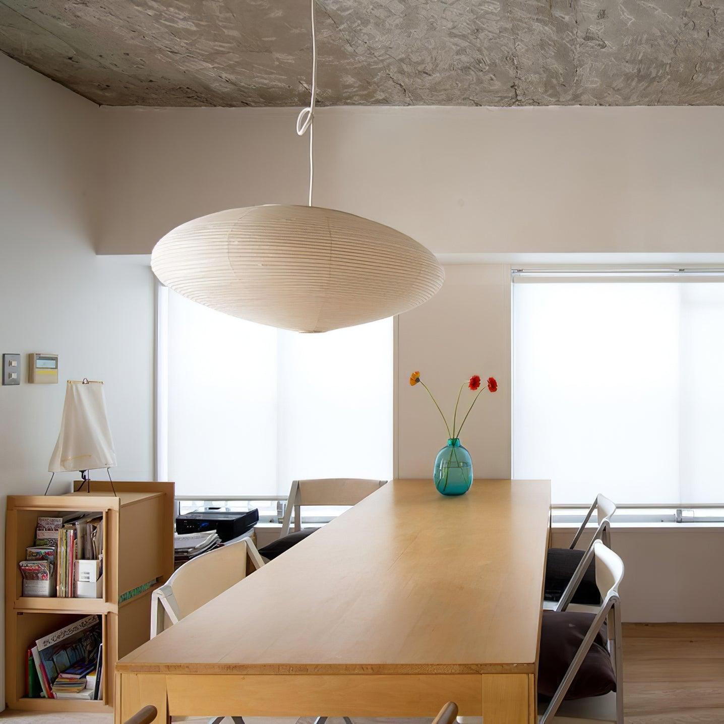 Akari Oval Pendant Swag Light 19.7"